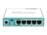 MikroTik RouterBOARD hEX RB750Gr3 Router 4-port switch Kabling