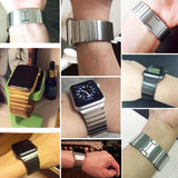 Stainless Steel Watch Band For Apple Watch 38mm (Gold)