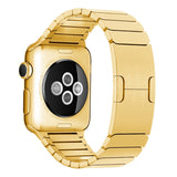 Stainless Steel Watch Band For Apple Watch 38mm (Gold)