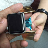 Stainless Steel Watch Band For Apple Watch 38mm (Gold)