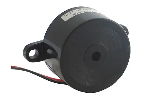 Audio Warning Device, Alarm, Piezo, Continuous, 12VDC Sup, 10mA, 90dB, 2000Hz