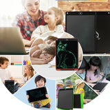Portable 12 inch LCD Writing Graphics Board Draft Paper with Writing Pen(White)
