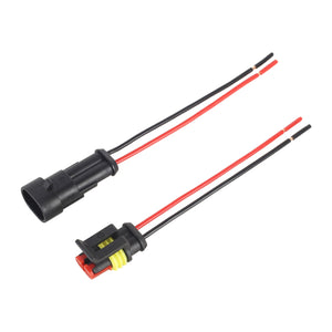 Car Waterproof Plug Car Connector Plug-In, Length：10cm