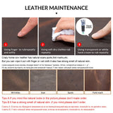 H-iram H1013 Multi-function Retro Crazy Horse Leather Zipper Coin Purse Card Bag Wallet(Coffee)