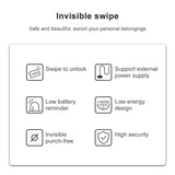 T8 Hole-free IC Sensor Swipe Card Drawer Lock Invisible Universal Cabinet Lock