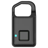 Anytek P4 3.7V Micro USB Charging Semiconductor Fingerprint Sensing Small Padlock