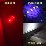 Portable Colorful Metal Shell Mini LED Flashlight Torch Light Laser (Gold)
