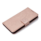 Huawei Mate 10 Pro Totem Flower Leather Case with Holder & Card Slots & Wallet(Rose Gold)