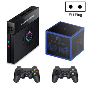 X6 Game Box 4K Video Games Console Magic Box with 2.4GHz Controller, Capacity:128GB(EU Plug)