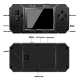 S8 3.0 inch Screen Classic Handheld Game Console Built-in 520 Games(Blue)