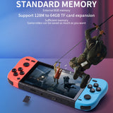 X50 5.1 inch Screen Handheld Retro Game Console 8G Memory with 6000+ Games(Black)