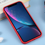 iPhone XR Liquid Silicone Full Coverage Shockproof Magsafe Phone Case(Red)