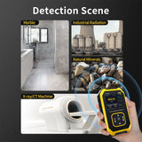 Fnirsi GC01 Home Lndustrial Marble Radioactive X / Y Ray Nuclear Radiation Detector Geiger Counter(Yellow)