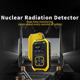 Fnirsi GC01 Home Lndustrial Marble Radioactive X / Y Ray Nuclear Radiation Detector Geiger Counter(Yellow)