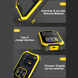 Fnirsi GC01 Home Lndustrial Marble Radioactive X / Y Ray Nuclear Radiation Detector Geiger Counter(Yellow)