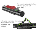 Yesido C68 Car Temporary Parking Magnetic Luminous Phone Number Plate(Black)