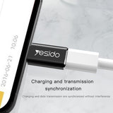 Yesido GS03 8 Pin to Type-C Charging Adapter(Black)