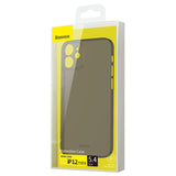 iPhone 12 mini Baseus Wing Series Protective PP Case(Transparent Black)