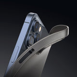 iPhone 12 mini Baseus Wing Series Protective PP Case(Transparent Black)