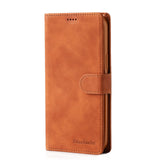 iPhone 12 mini Diaobaolee Pure Fresh Texture Horizontal Flip Leather Case (Light Brown)
