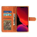 iPhone 12 mini Diaobaolee Pure Fresh Texture Horizontal Flip Leather Case (Light Brown)