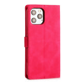 iPhone 12 mini Diaobaolee Pure Fresh Texture Horizontal Flip Leather Case (Red)