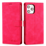 iPhone 12 mini Diaobaolee Pure Fresh Texture Horizontal Flip Leather Case (Red)