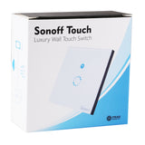 Sonoff Touch 86mm 1 Gang Tempered Glass Panel Wall Switch Smart Home Light Touch Switch