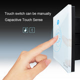 Sonoff Touch 86mm 1 Gang Tempered Glass Panel Wall Switch Smart Home Light Touch Switch
