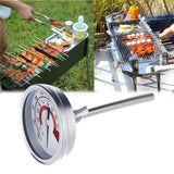 Stainless Steel Oven Thermometers BBQ Smoker Pit Grill Bimetallic Thermometer