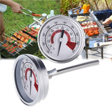 Stainless Steel Oven Thermometers BBQ Smoker Pit Grill Bimetallic Thermometer
