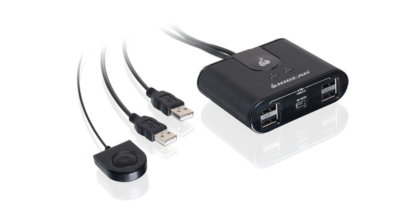 IOGEAR 2x4 USB 2.0 peripheral sharing Switch