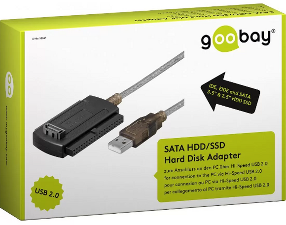Goobay Adapter USB 2.0 til IDE & SATA