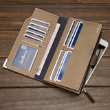Baellerry Men Long Wallet New Style Young Fashion Hand Bag Wallet(Black)