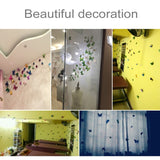 60 PCS Home Decoration Originality Double- deck PVC 3D Butterfly Wall Paste