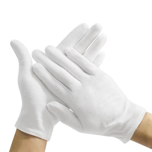 Pure Cotton Working Gloves, Thickened, Size：Free Size