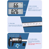 Plastic Fiber Digital Display Vernier Caliper, Measure Range: 100mm, Plastic Box Packing