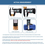 Plastic Fiber Digital Display Vernier Caliper, Measure Range: 100mm, Plastic Box Packing