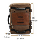 KAUKKO Outdoor Sport Climbing Canvas Large Capacity Backpack