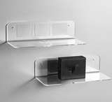 Fridja Clear Floating Shelves,Acrylic Wall Shelf for Bathroom Bedroom for Home