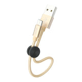 hoco X35 Micro USB Charging Data Cable, Length: 25cm(Gold)