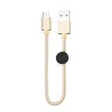 hoco X35 Micro USB Charging Data Cable, Length: 25cm(Gold)