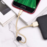 hoco X35 Micro USB Charging Data Cable, Length: 25cm(Gold)