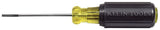 Klein Tools Terminal Block Screwdriver, 1/8 in, 3 mm, Cushioned Grip