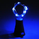 1m 10 LEDs SMD 0603 Solar Powered Copper Wire String Light Fairy Lamp Decorative Light(Blue Light)