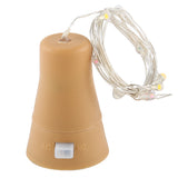 1m 10 LEDs SMD 0603 Solar Powered Copper Wire String Light Fairy Lamp Decorative Light(Colorful Light)