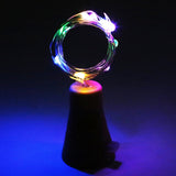 1m 10 LEDs SMD 0603 Solar Powered Copper Wire String Light Fairy Lamp Decorative Light(Colorful Light)