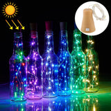1m 10 LEDs SMD 0603 Solar Powered Copper Wire String Light Fairy Lamp Decorative Light(Colorful Light)