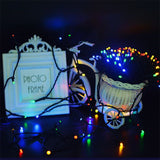 200 LEDs Outdoor Waterproof Christmas Festival Decoration Solar Lamp String, Length: 22m(Colour)
