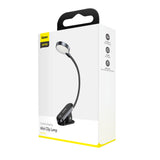 Baseus DGRAD-0G Comfort Reading USB Charging Mini Portable Clip Lamp(Dark Gray)